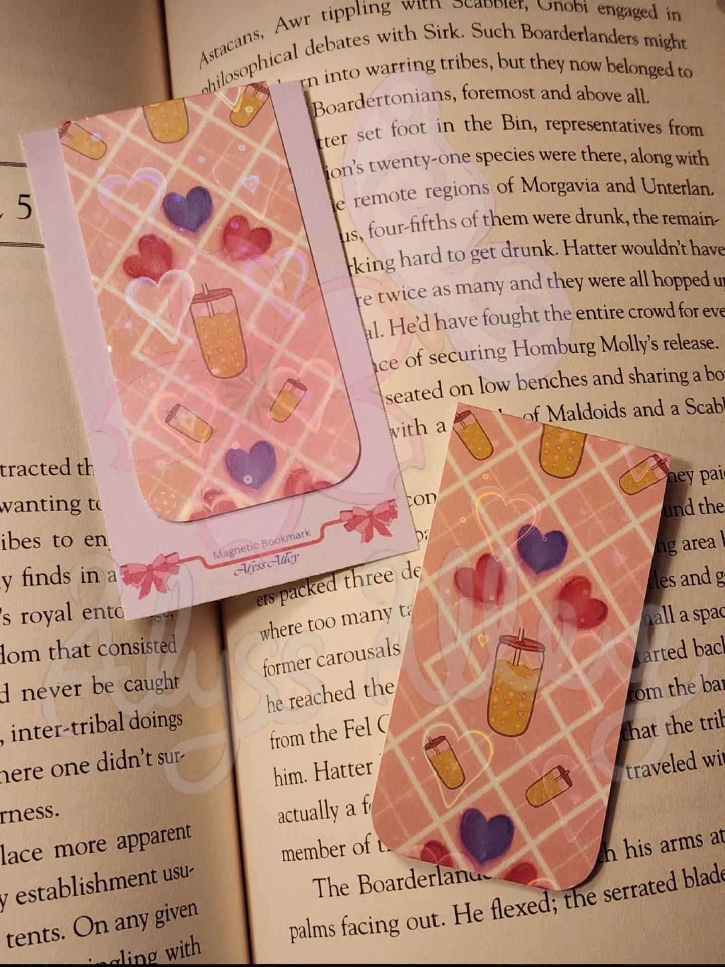Valentine Magnetic Bookmark